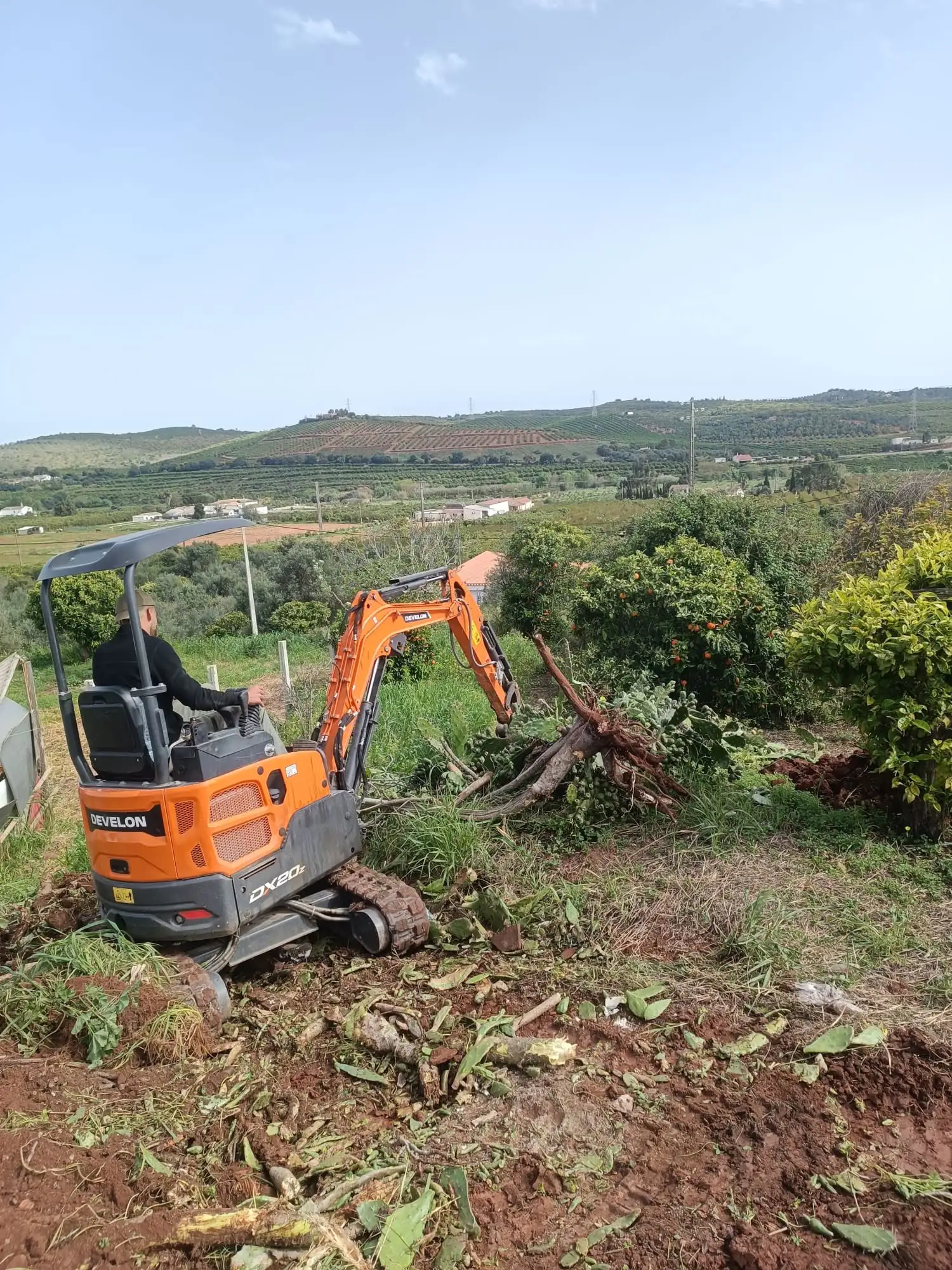 Mini-excavator work, Algarve 3